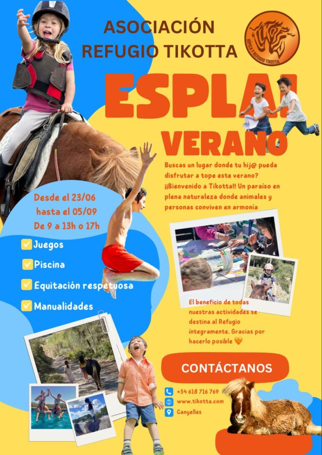 Esplai de veranao 2025 para niños